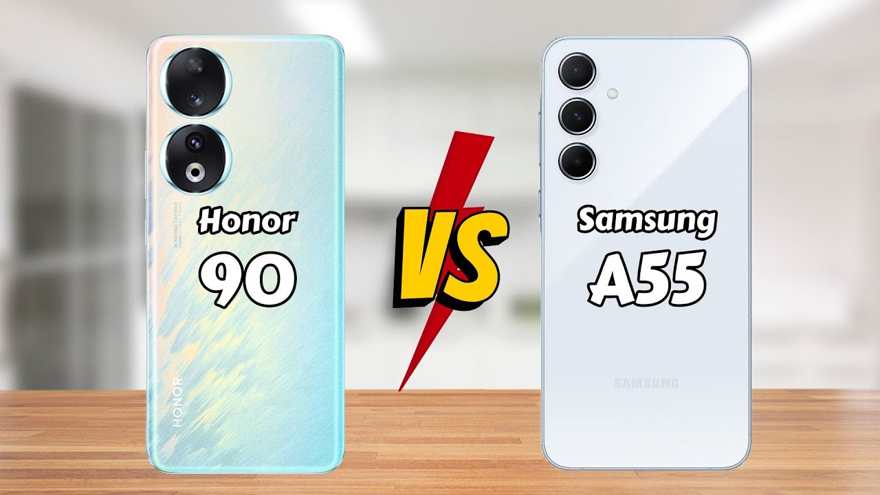 Honor 90 vs Samsung A55 || Full Comparison ⚡ Which one is Best?