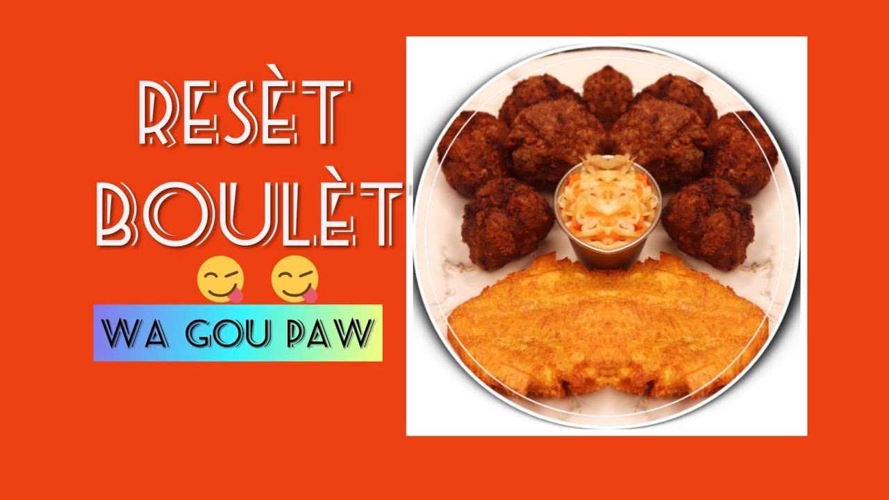 YON TI RESÈT #BOULÈT / MEATBALL. WA GOU PAW😋😋😋