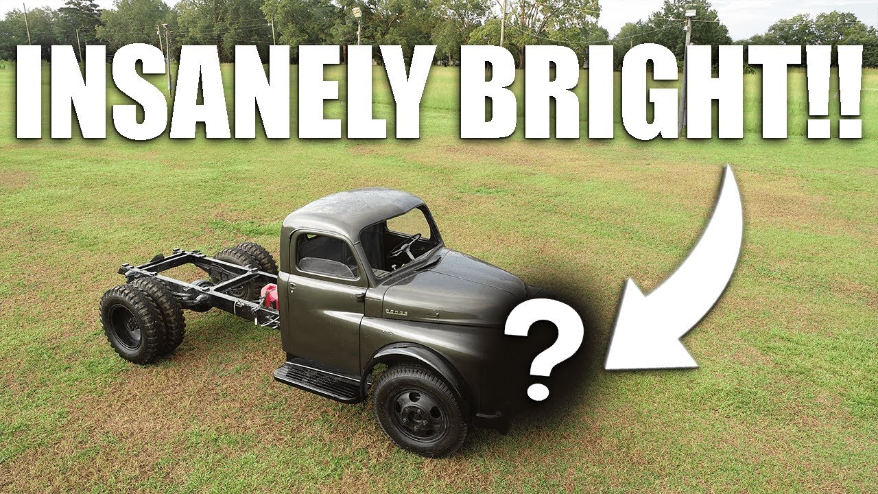 I BOUGHT THE BRIGHTEST LED HEADLIGHTS ON EARTH FOR MY FARM TRUCK!!