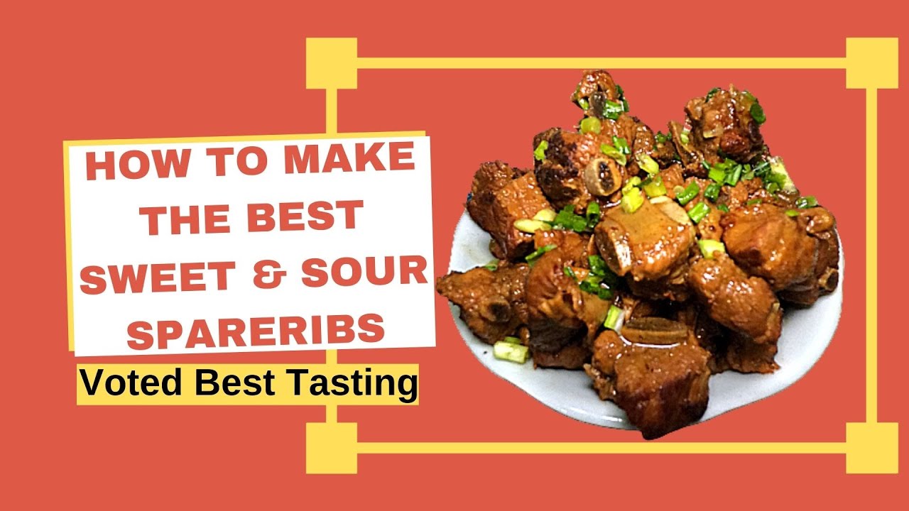How To Make The Best Sweet & Sour Spareribs 💥🤩😋 | Tender, tangy and delicious