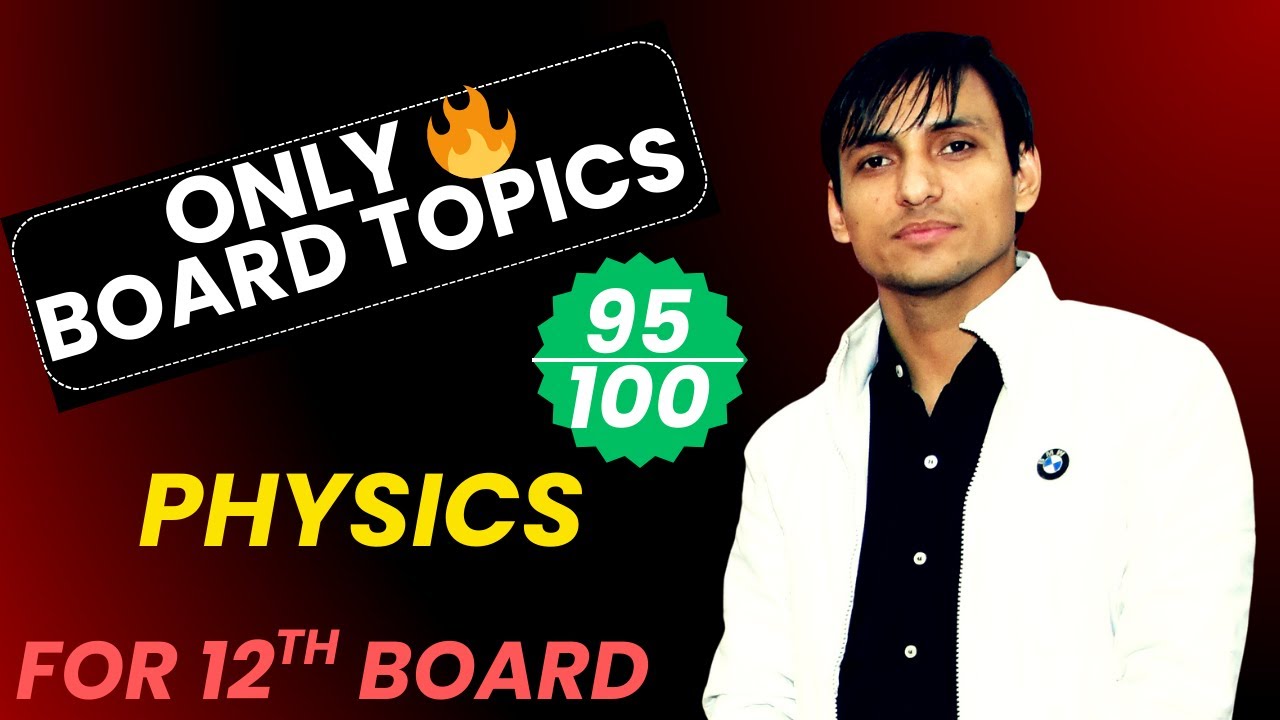 Class 12 Physics 2026 🔥 Most Important Topics | Exact Board Questions & Unit-Wise Marks Distribution