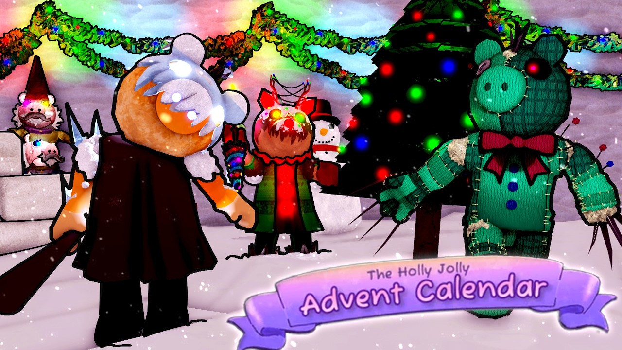 NEW Piggy Advent Calendar in Christmas Build Mode Maps!