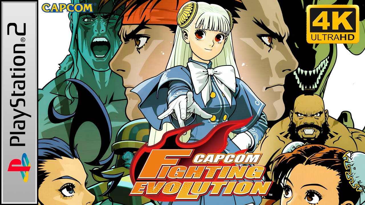 Capcom Fighting Evolution (PlayStation 2) Longplay 4K 60FPS