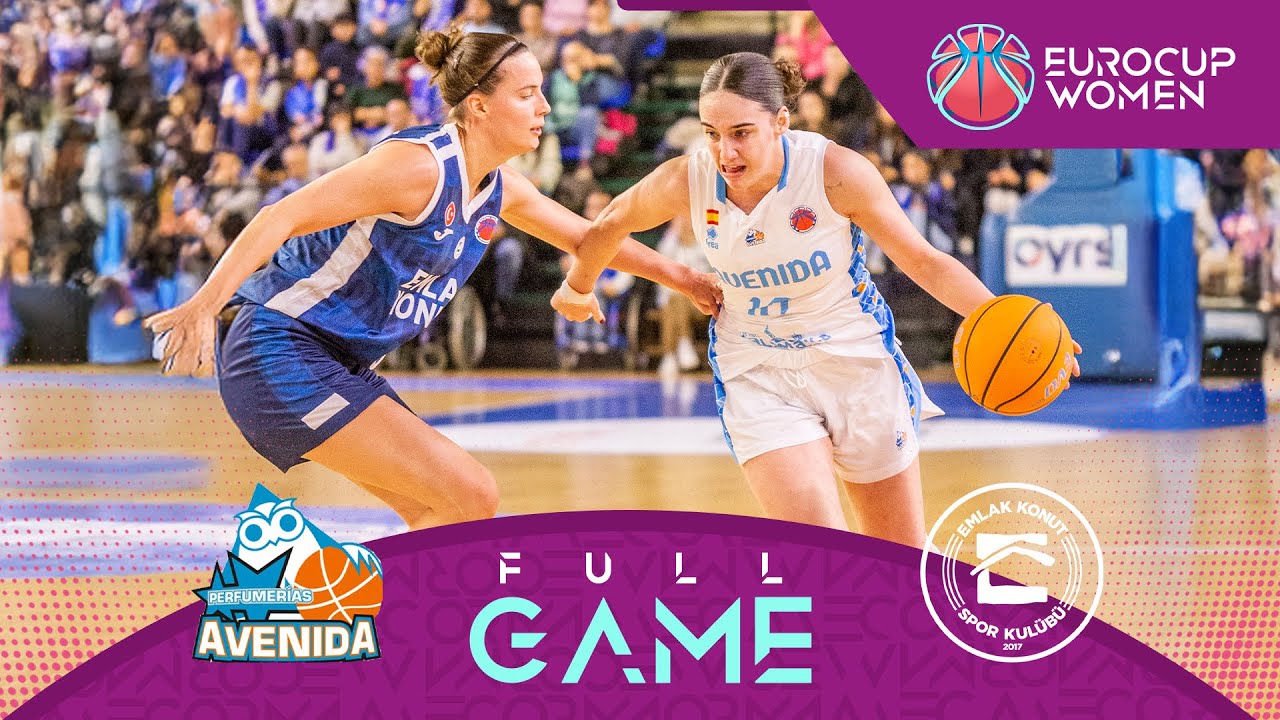 Play-Off Round 1 | Perfumerias Avenida v Emlak Konut SK | Full Basketball Game | EuroCup Women 2025