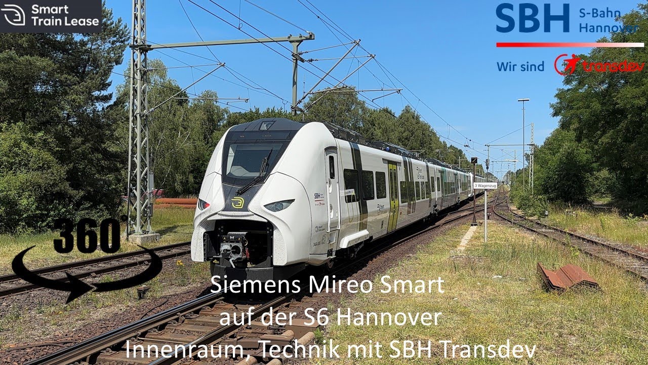 360° Rundgang im Siemens Mireo Smart – Leiheinsatz der Smart Train Lease bei der S-Bahn Hannover