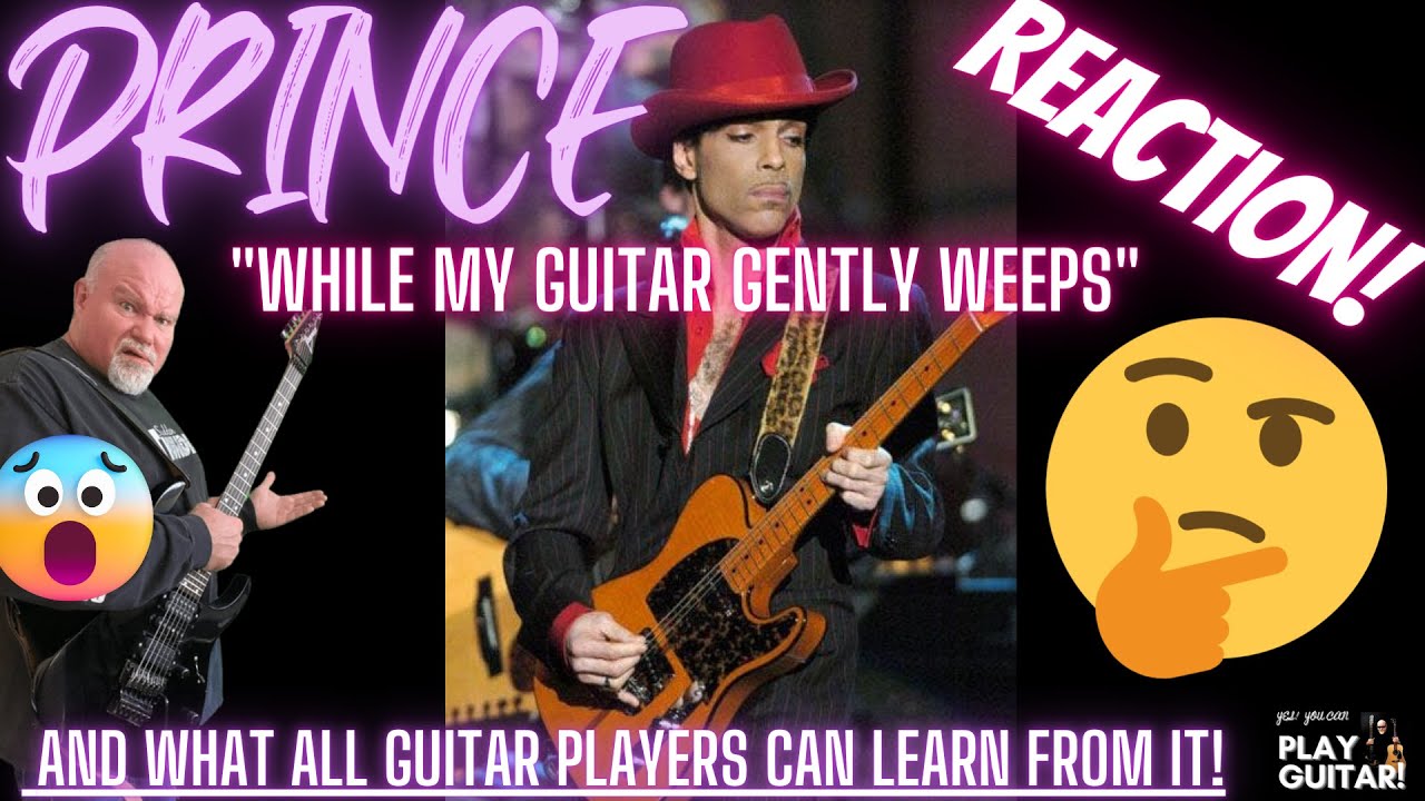 Guitar Teacher Reacts To Prince While My Guitar Gently Weeps Solo!