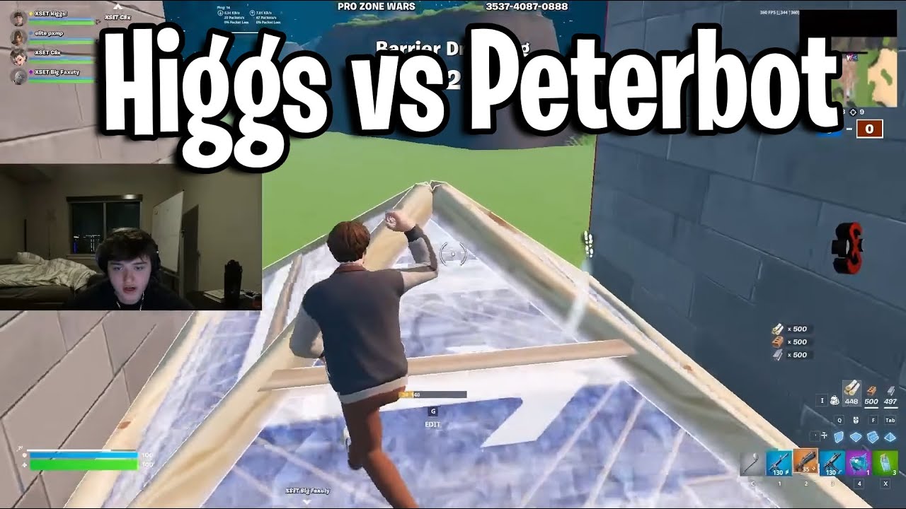 Higgs vs Peterbot in 4v4 Zone Wars