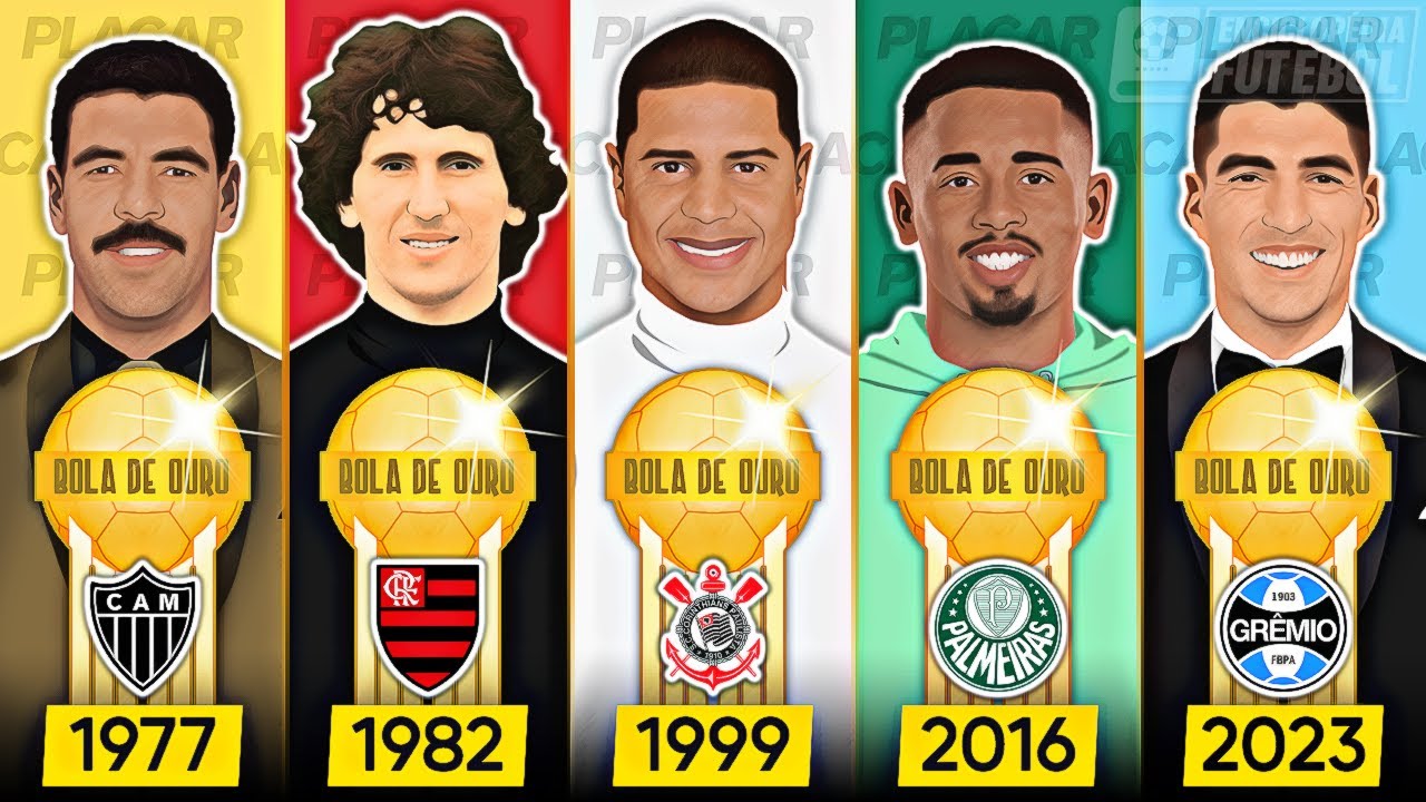 TODOS OS VENCEDORES DA BOLA DE OURO DO BRASILEIRÃO [1973-2023]
