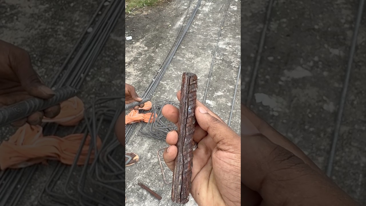 Steel bar in construction 