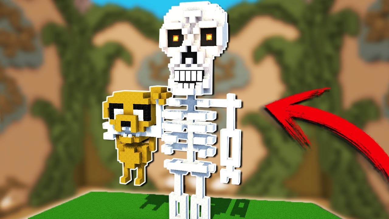 ¡ME QUIERO COMER ESTE ESQUELETO LEGENDARIO CON TACOS! 💀🌮 MINECRAFT BUILD BATTLE #28