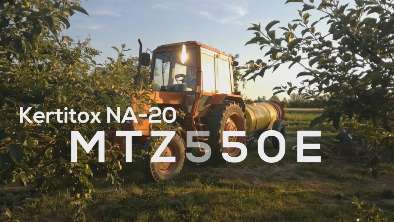 MTZ 550E & Kertitox NA 20 axiál permetezés géphang 2017.06.11.