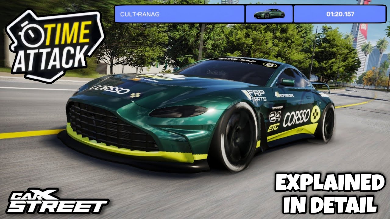 CarX Street — новый Aston Martin (GLW) Time Attack | CarX Street — 1.12.2 Time Attack