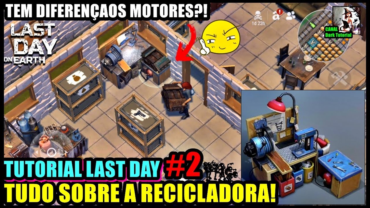 ●TUDO SOBRE A RECICLADORA! TUTORIAL LAST DAY #2 USE CORRETAMENTE 👁  Last Day On Earth