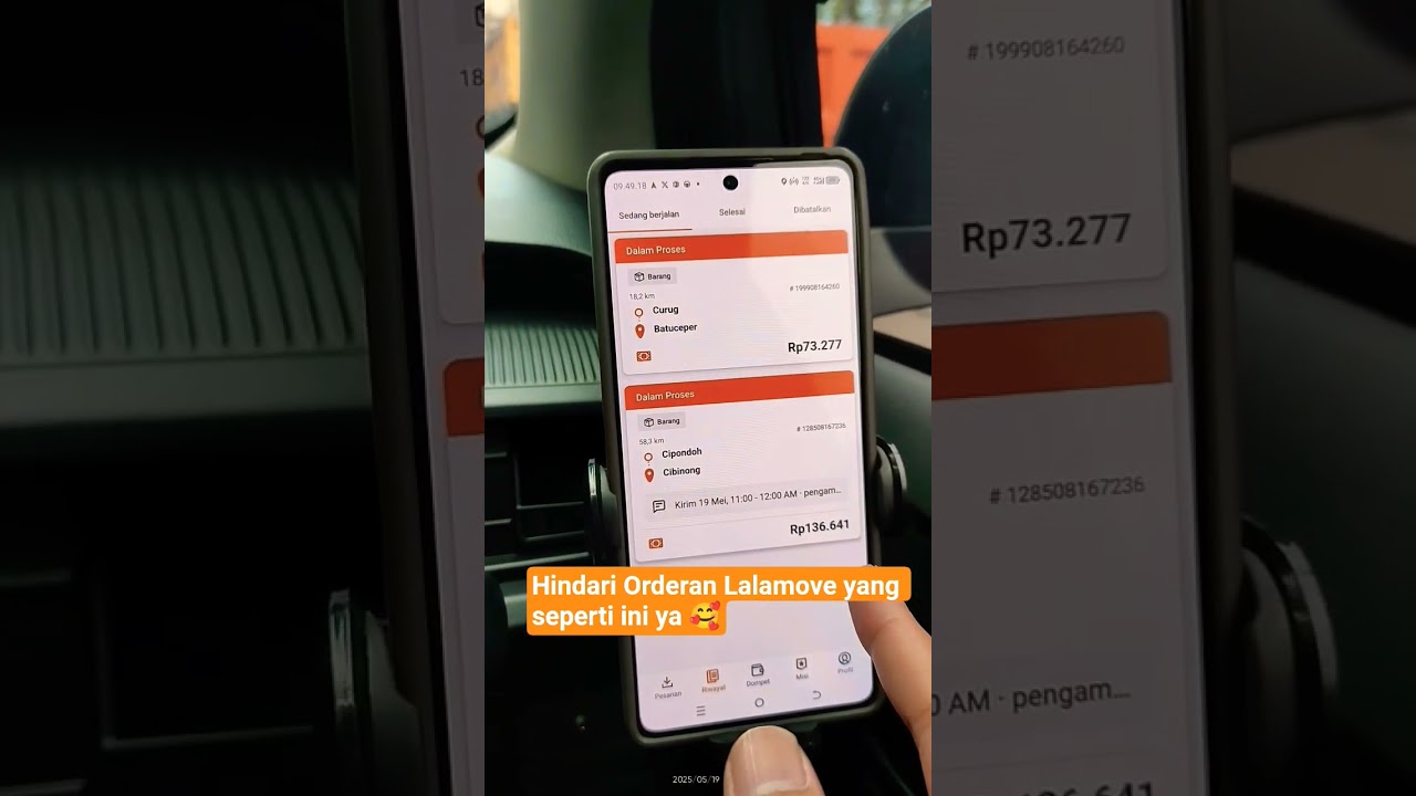 HINDARI ORDERAN LALAMOVE YANG SEPERTI INI