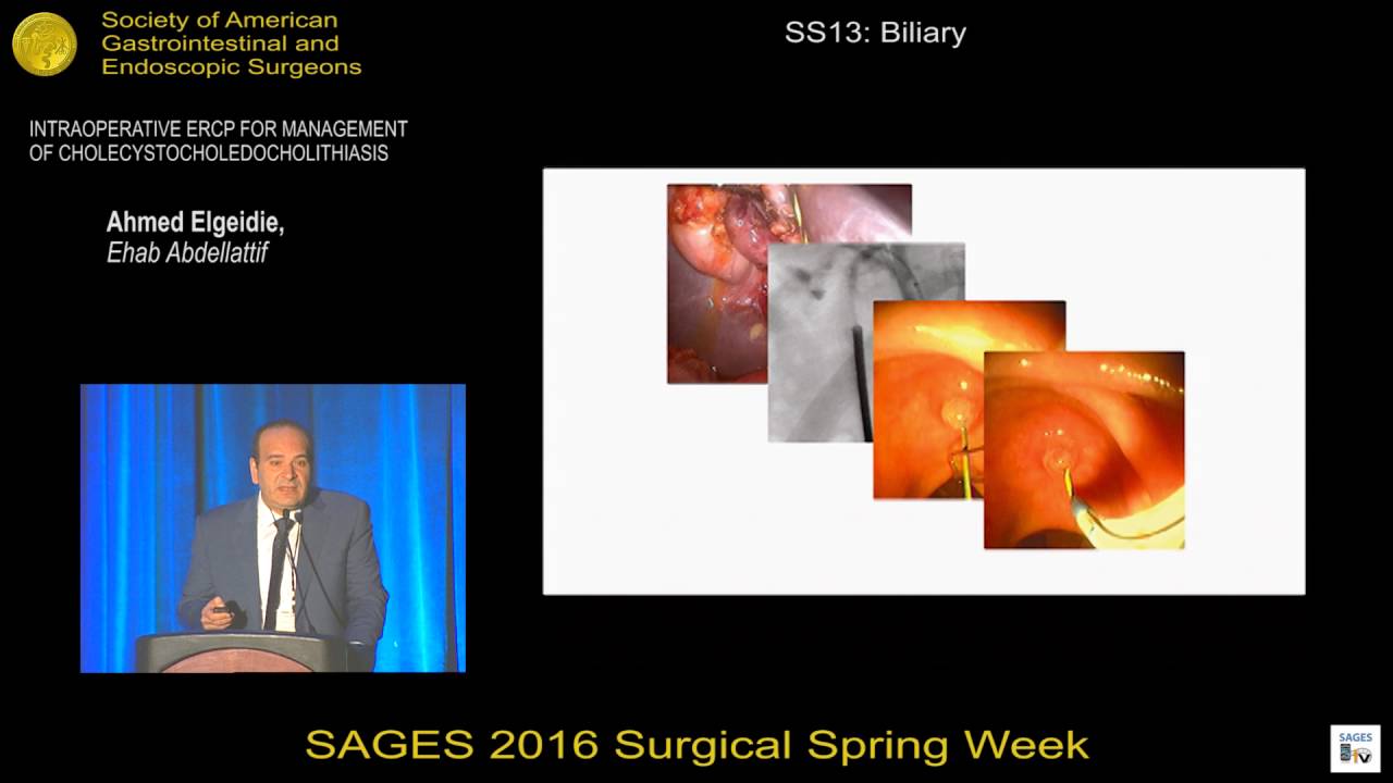 Intraoperative ERCP for management of cholecystocholedocholithiasis