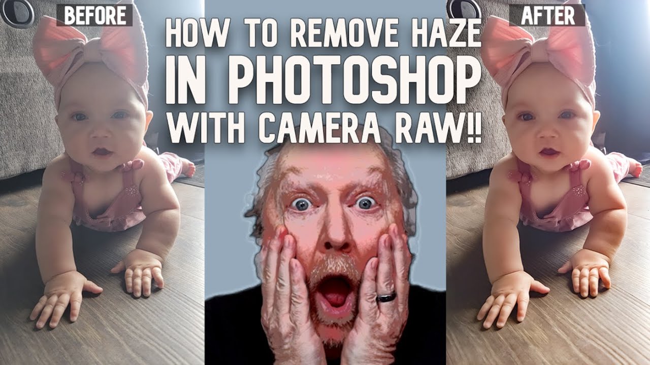 HOW TO REMOVE HAZE in PHOTOSHOP with CAMERA RAW