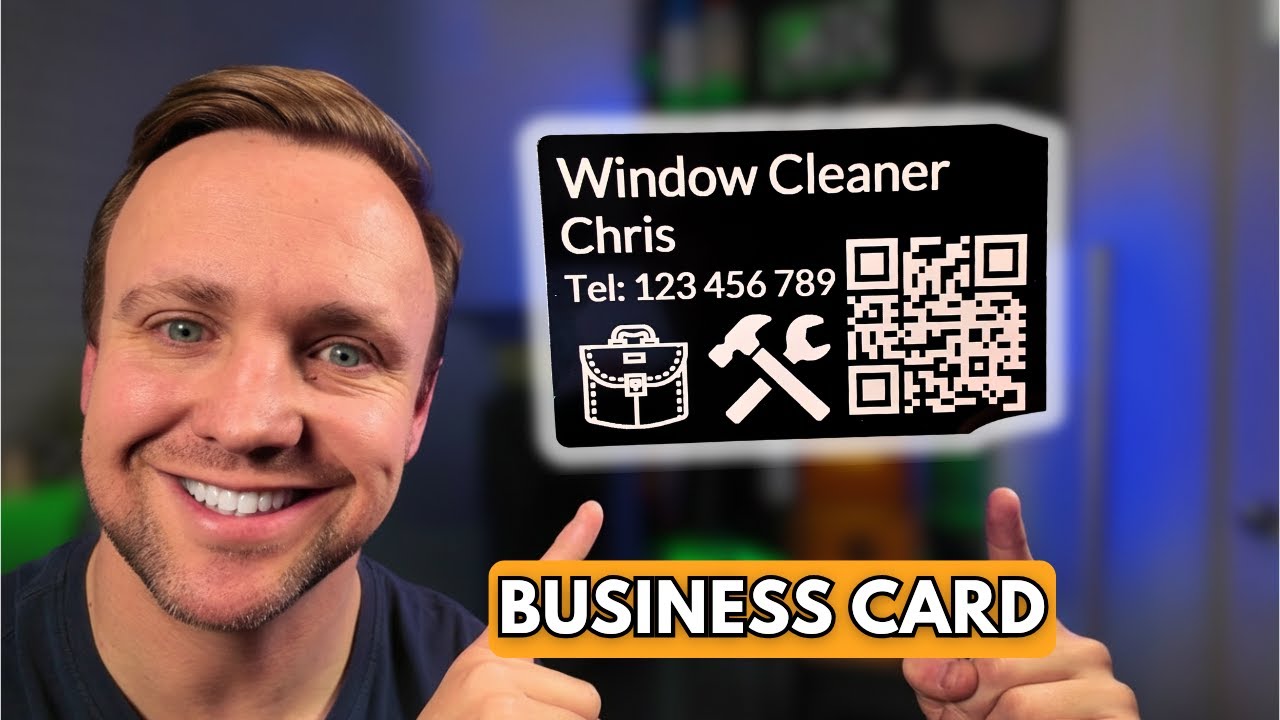 Гравировка визитной карточки с помощью xTool F2 (серия проектов для начинающих)