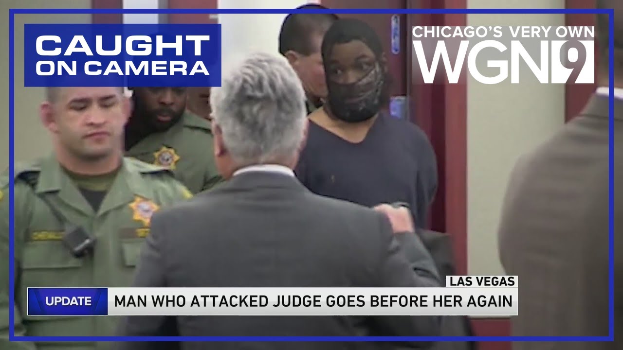 Man caught on camera accosting a Las Vegas judge in court is sentenced in an unrelated attack