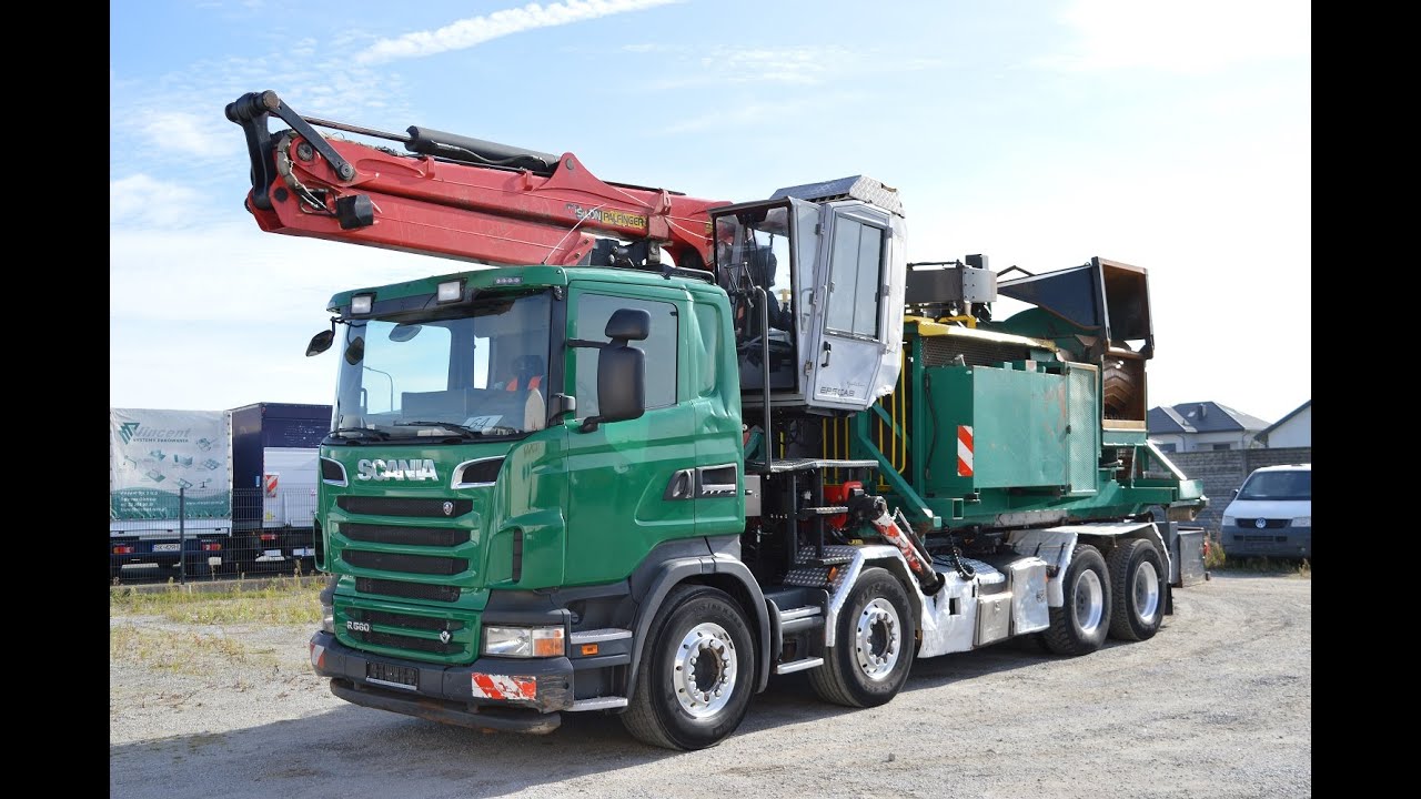 NA SPRZEDAŻ SCANIA R560 V8 RĘBAK DO DREWNA PALFINGER EPSILON Q170L97 HAKOWIEC HOLZHACKMASCHINE VOLVO