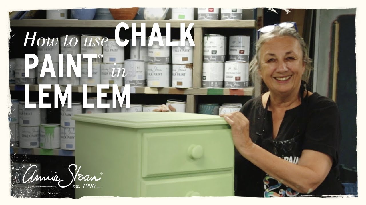 Как рисовать меловой краской Chalk Paint® в Леме Леме