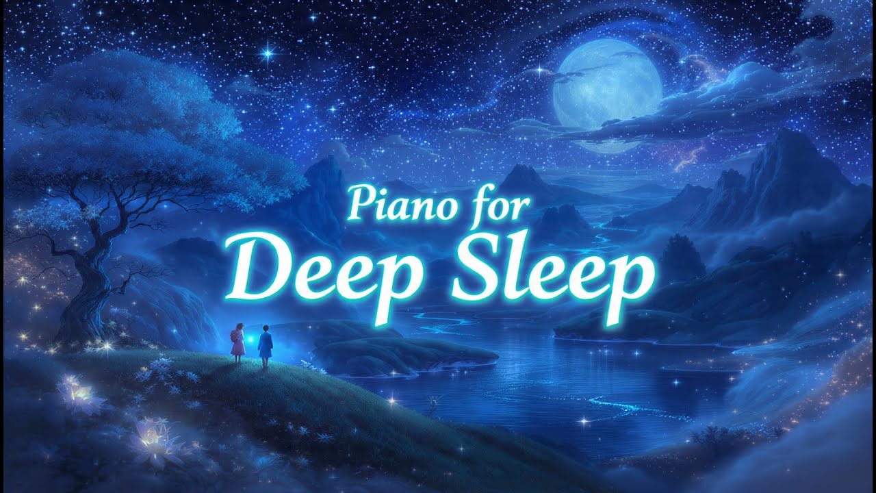 Deep Sleep Piano Music: 3 Hours of Relaxing Instrumental Melodies for Stress Relief & Study