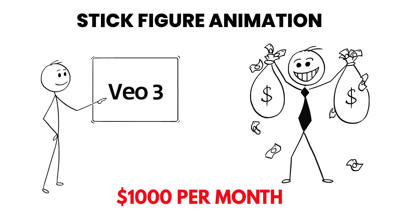 How to Make Stick Figure Animation with VEO 3 (Easy Tutorial for Beginners)