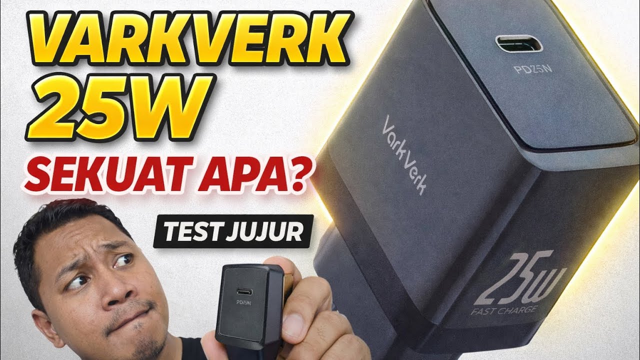 VarkVerk 25W PD Charger – Beneran 25W? Test Jujur!
