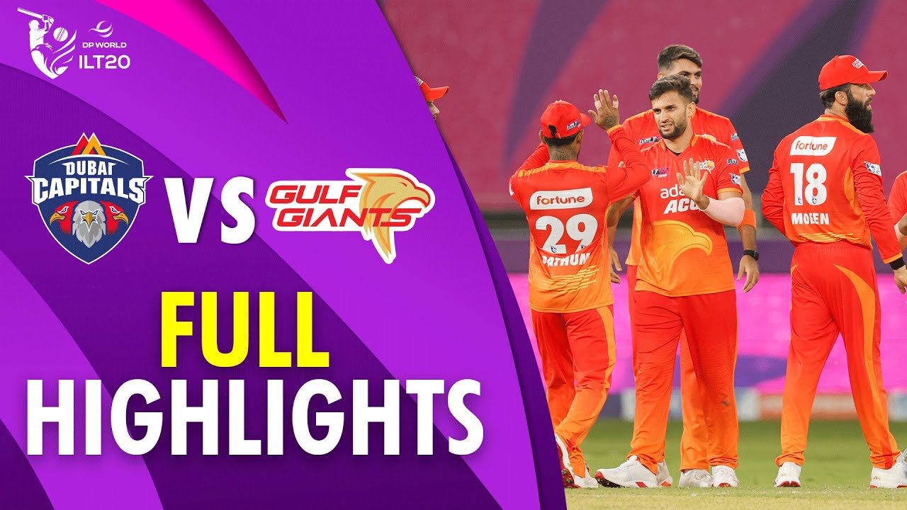 Full Highlights | Dubai Capitals vs Gulf Giants | Match 5 | DP World ILT20 | M3Y1U