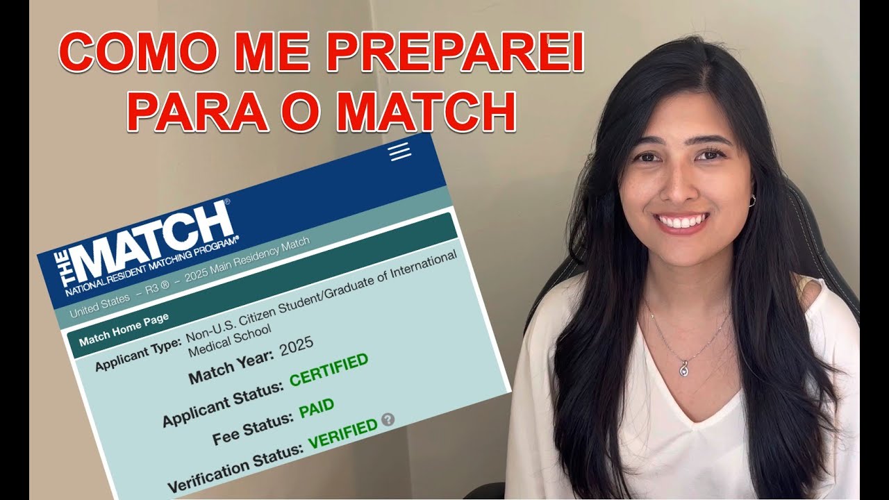 ✅ Como Me Preparei Para o Match | Minha Jornada Rumo à Residência Médica nos EUA