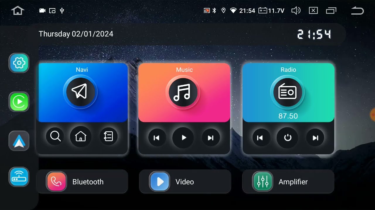 Android Head Unit Dasaita QCM6125 12 - 13 Android MCU MTCH, HCTGQ
