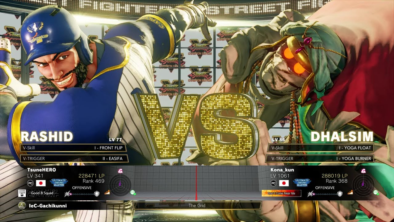 SV5 Champion Edition 🔥 Gachikun (Rashid) Vs Kona_kun Dhalsim 🔥 Online Match's 10-03-2022
