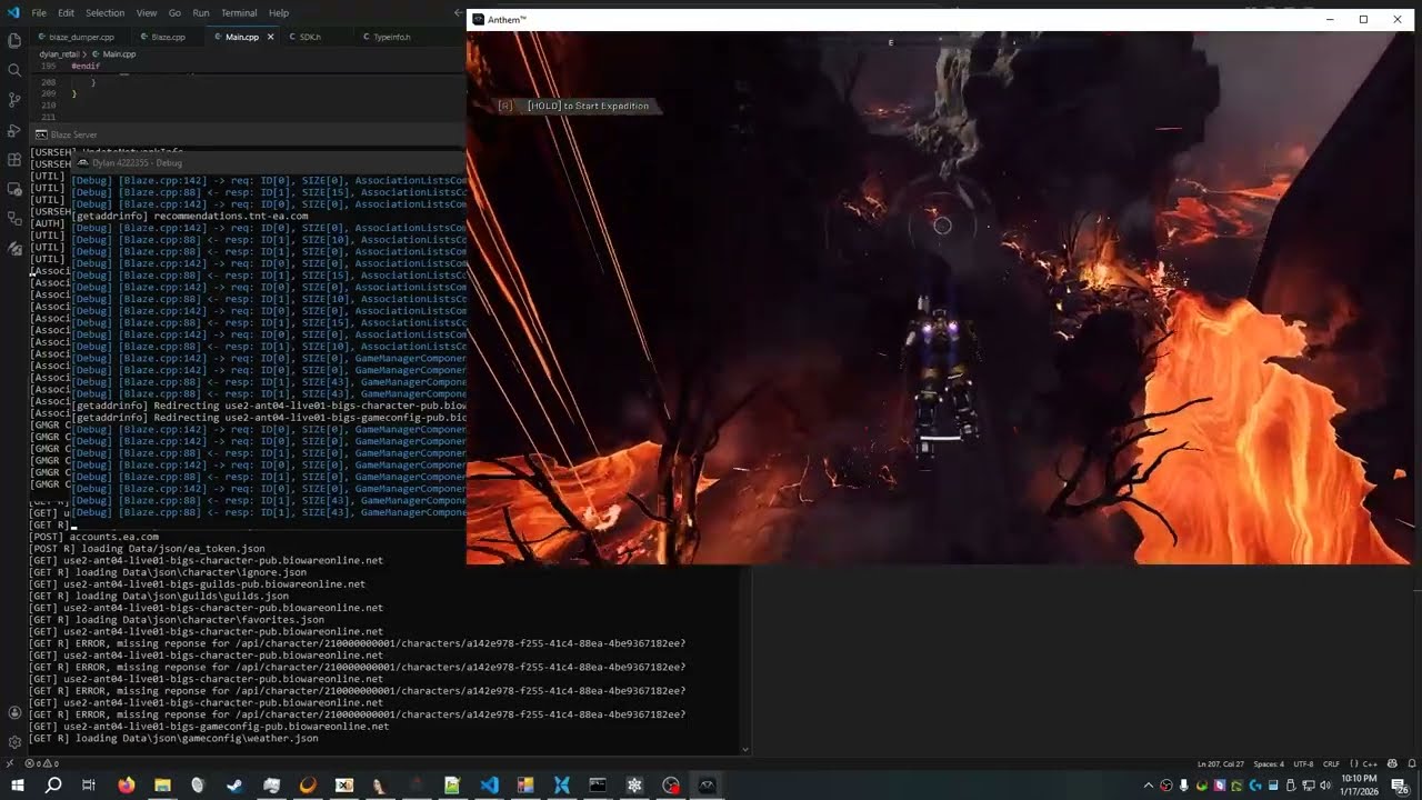 Anthem Client as Server testing - POC