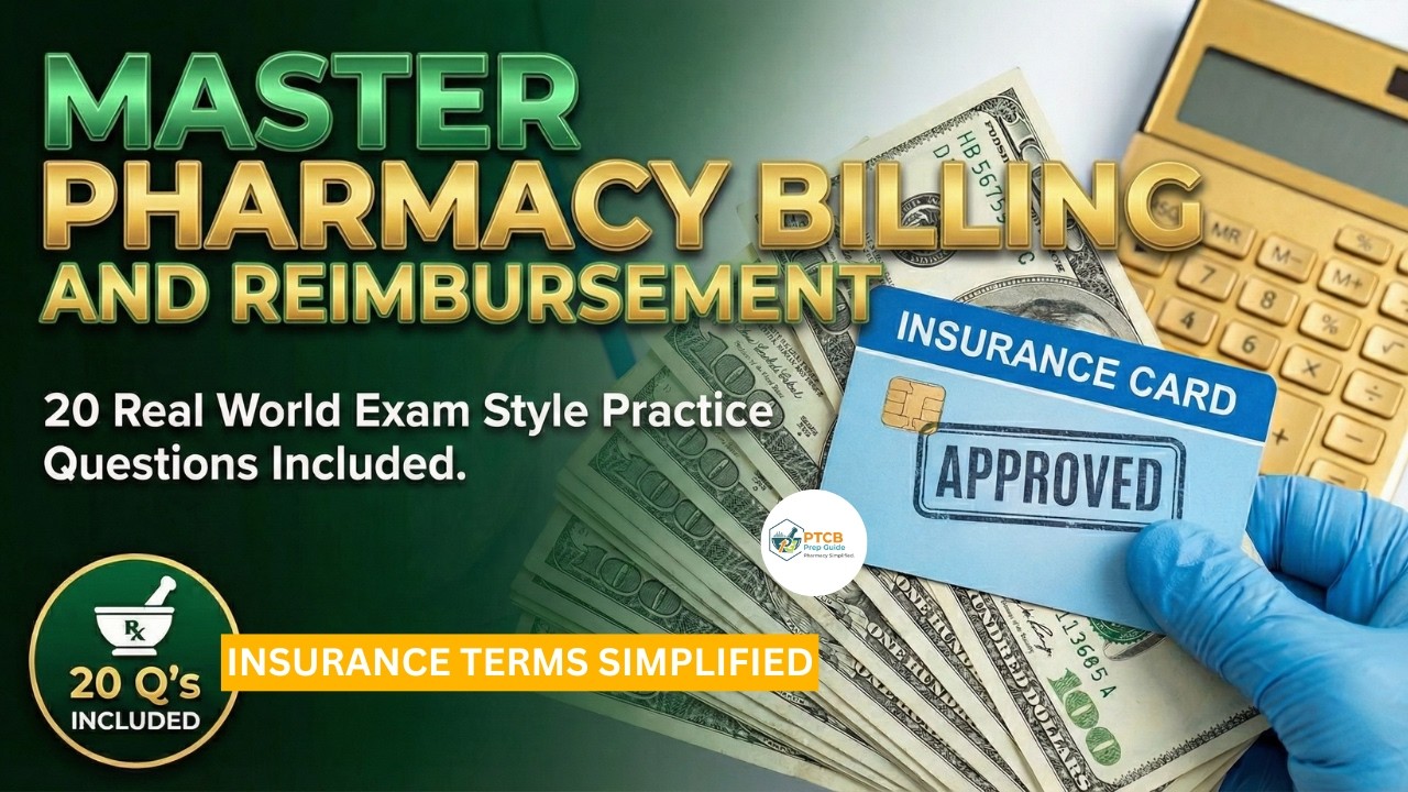 Master Pharmacy Billing for PTCE | Easy Insurance Basics & Real Style Practice Exam