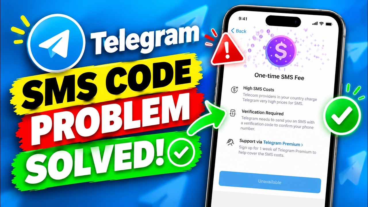 Telegram SMS Fee Problem on iPhone - Fix Telegram Login Problem & SMS Code Issue