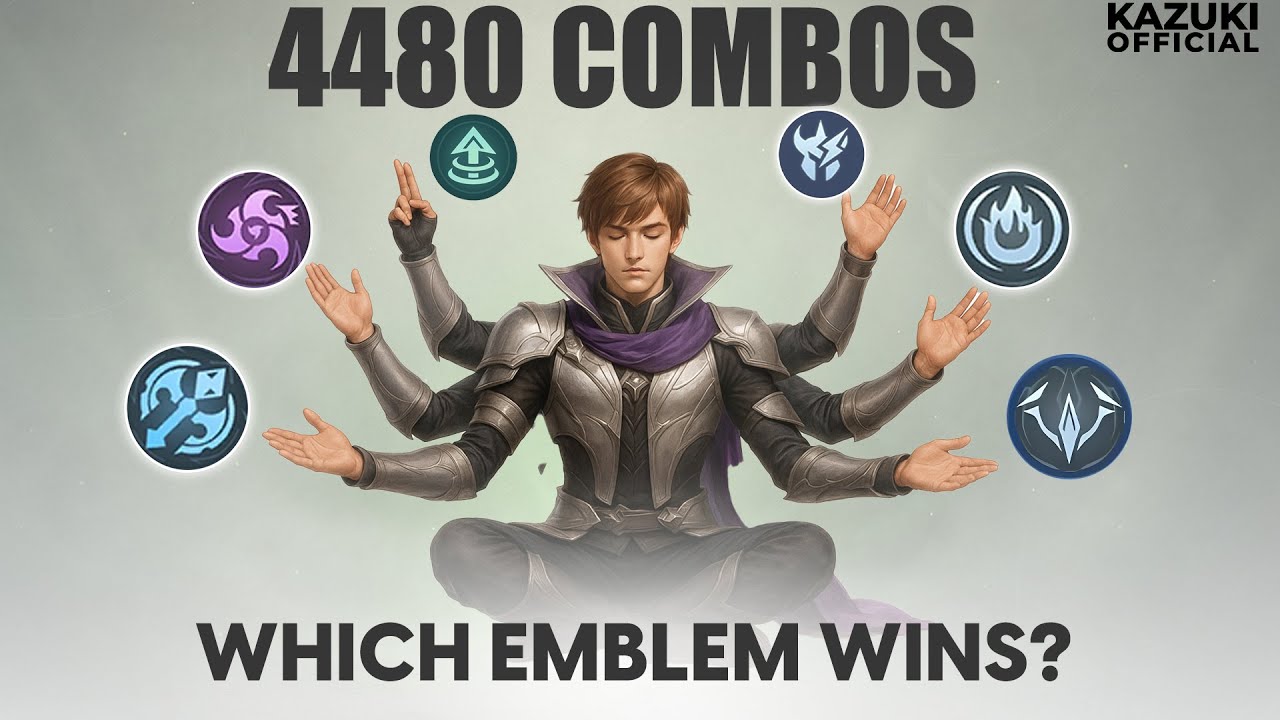 HOW TO MASTER 4480 EMBLEM COMBOS IN MLBB&nbsp;2025