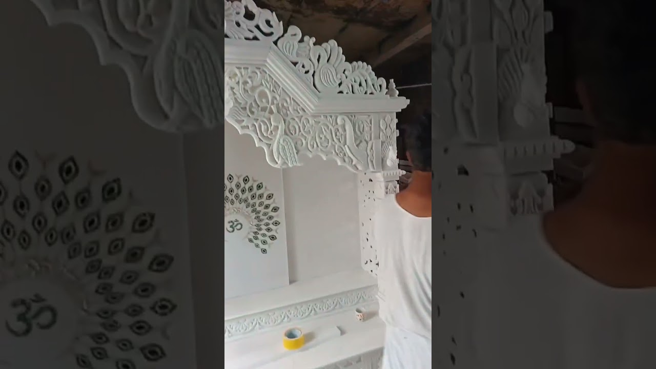 marble carving work home temple design 