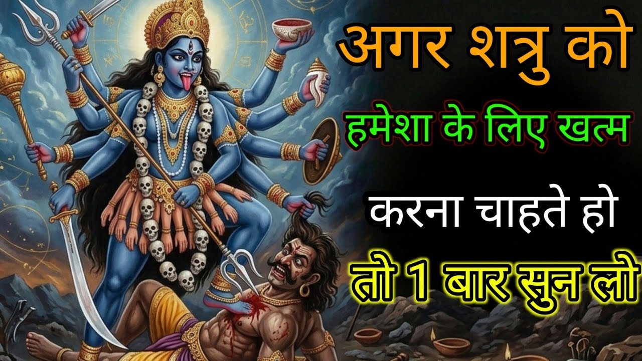 सर्व बाधा और सर्व शत्रु निवारक काली मंत्र सिर्फ 2 मिनट सुन लो शत्रु समाप्त हो जाएगा #kalimantra 
