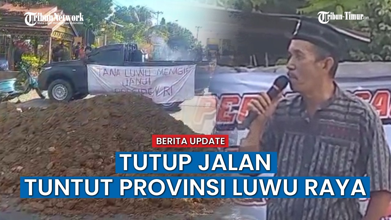 Aliansi Masyarakat Luwu Raya Kembali Gelar Aksi, Tutup Jalan Poros Makassar-Palopo