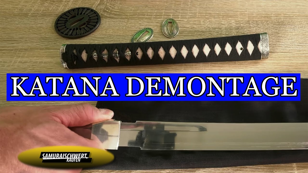 Teures Katana vs. günstiges Katana - Schwertgriff abnehmen bei Samuraischwertern