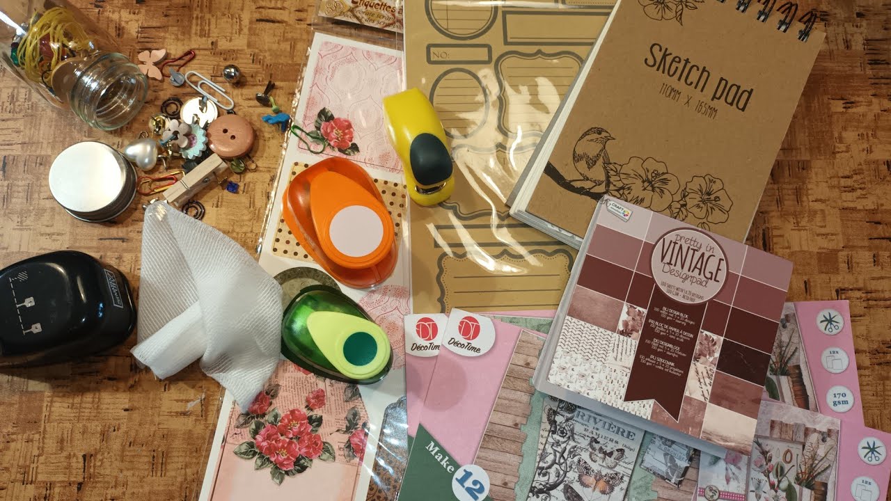 Voici ce que j'ai fait avec ça. Tuto embellissement. #scrapbooking #action