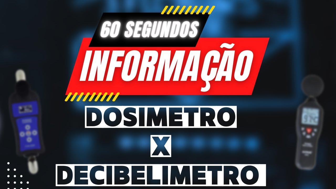 QUAL A DIFERENÇA DO DOSIMETRO E DECIBELIMETRO l 60 SEGUNDOS DE INFORMAÇÃO l ASA INSTRUMENTOS