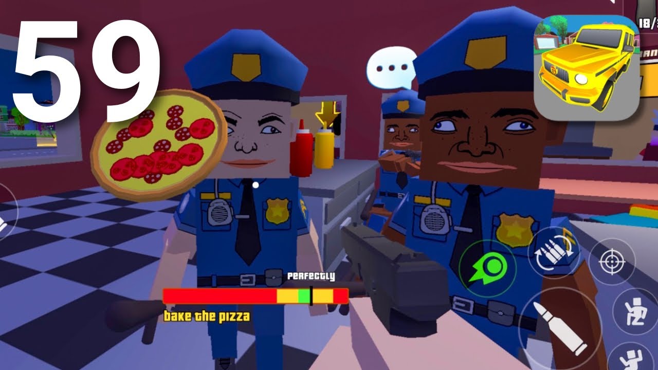 Gangs Wars: Pixel Shooter Walkthrough - Part 59 - Playing Chef’s Role (iOS, Android) 