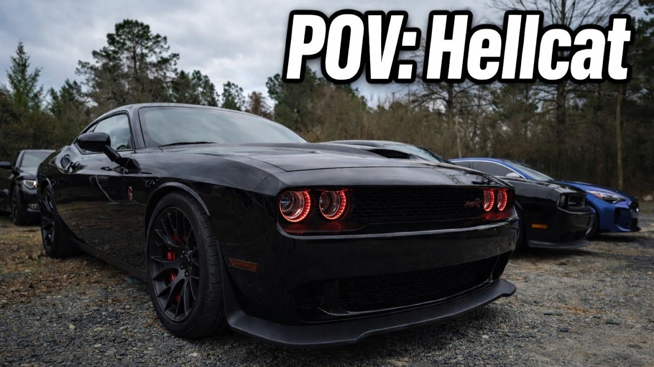 POV Driving my 707HP Hellcat (Raw Sound)