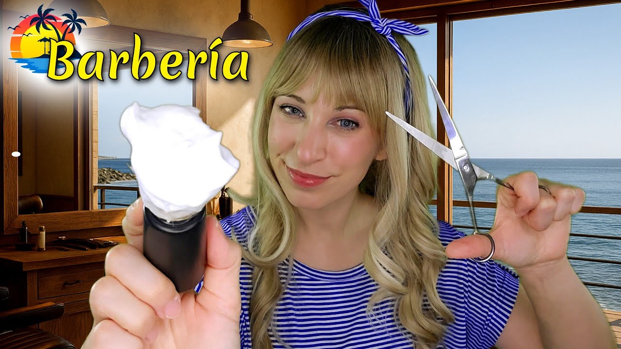 🌊 ASMR Afeitado y Corte Refrescante | Servicio de Barbería con sonidos reales y relajantes