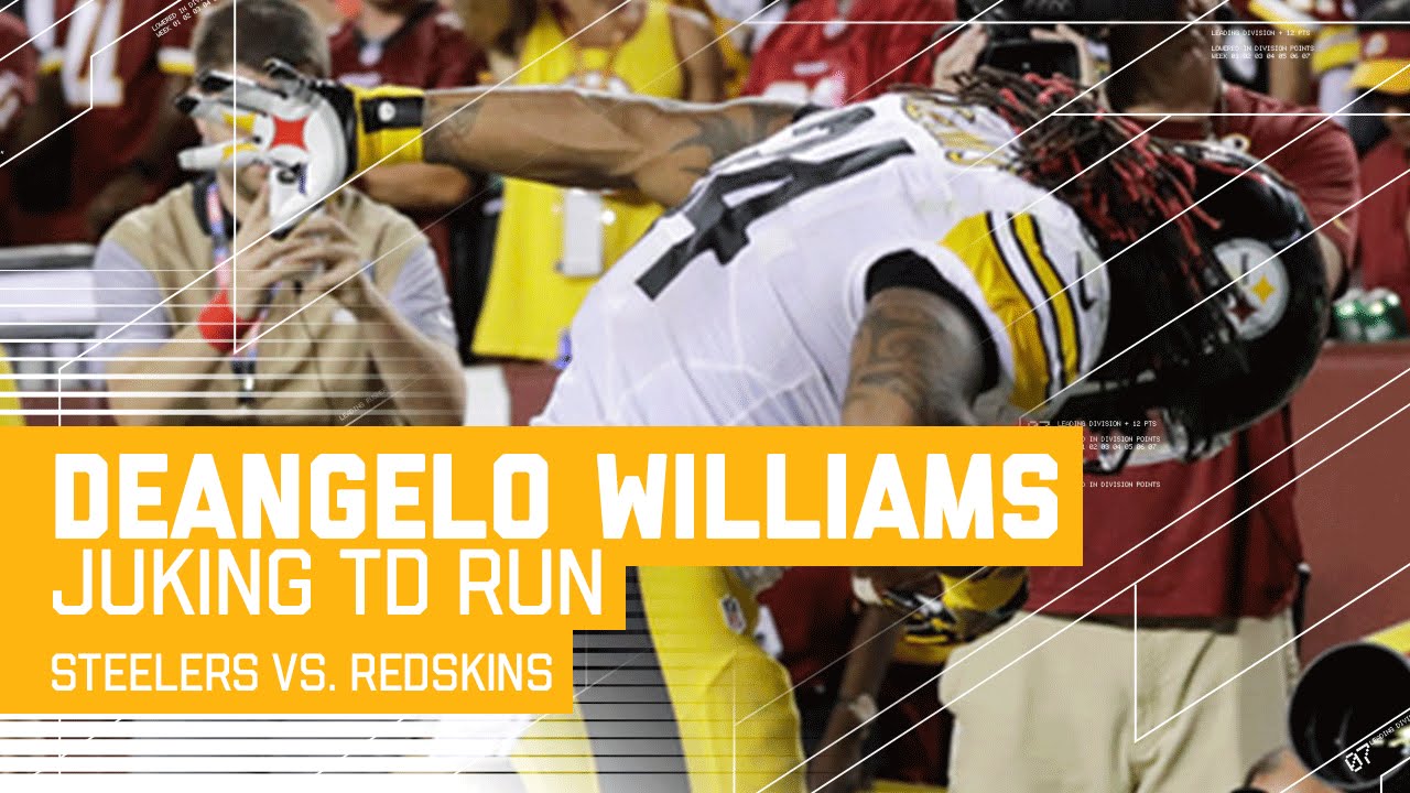 DeAngelo Williams' Amazing Juke Gets Him a Red Zone TD! | Steelers vs. Redskins | NFL