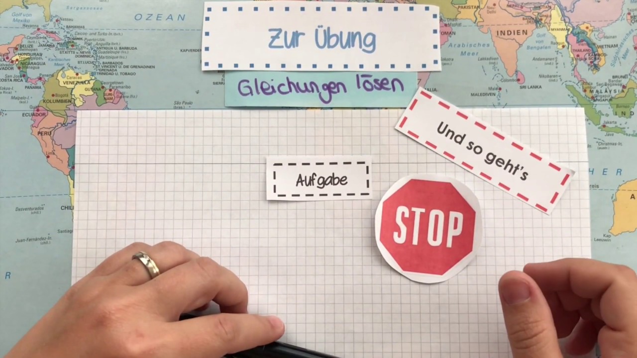 2. Übung Gleichungen lösen Mathe