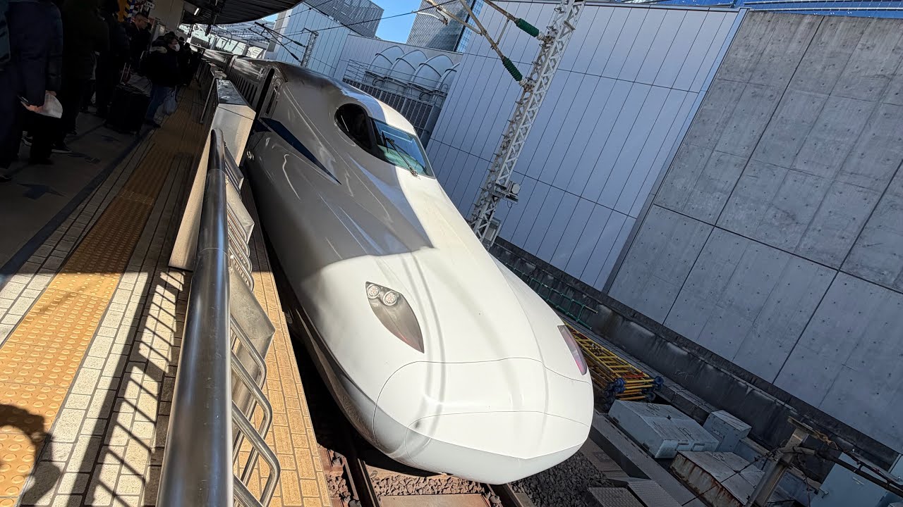 東海道山陽新幹線 のぞみ37号博多行き 東京～名古屋進行方向右側