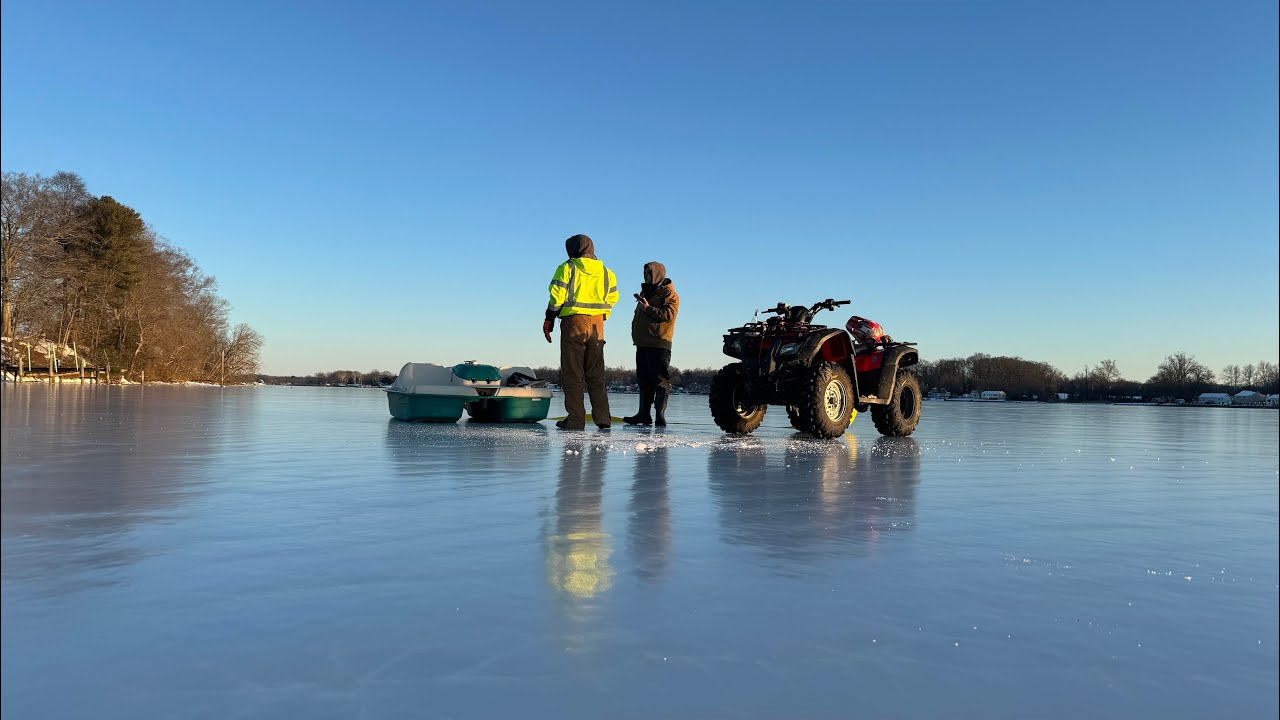 Sliding Across a Frozen Bird River