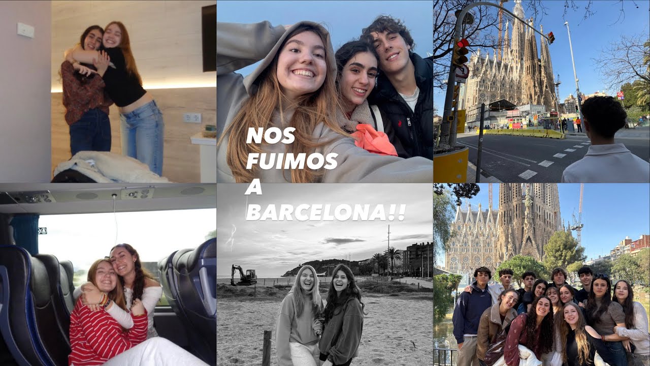 me voy a Barcelona con mis amigos!!