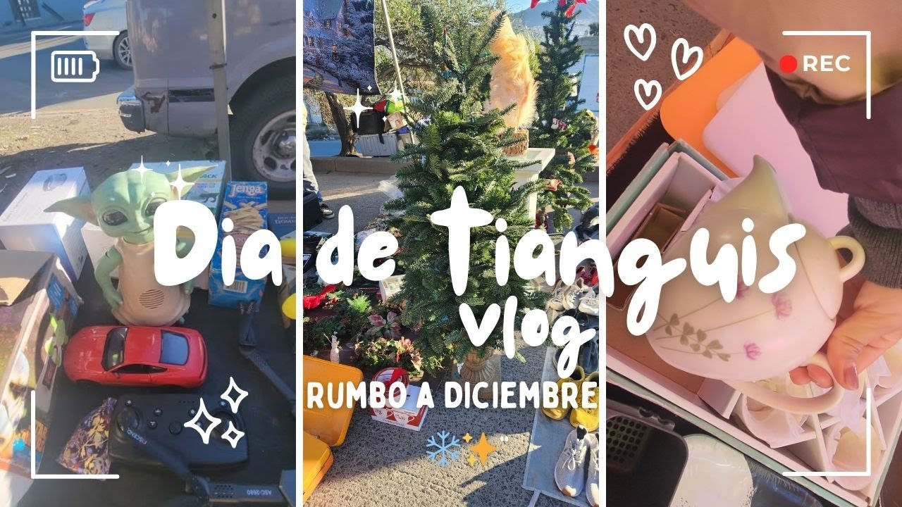 TODO LO QUE ENCONTRÉ EN EL TIANGUIS-SOBRES 🎅✨ DECORACIÓN + ROPA + HAUL